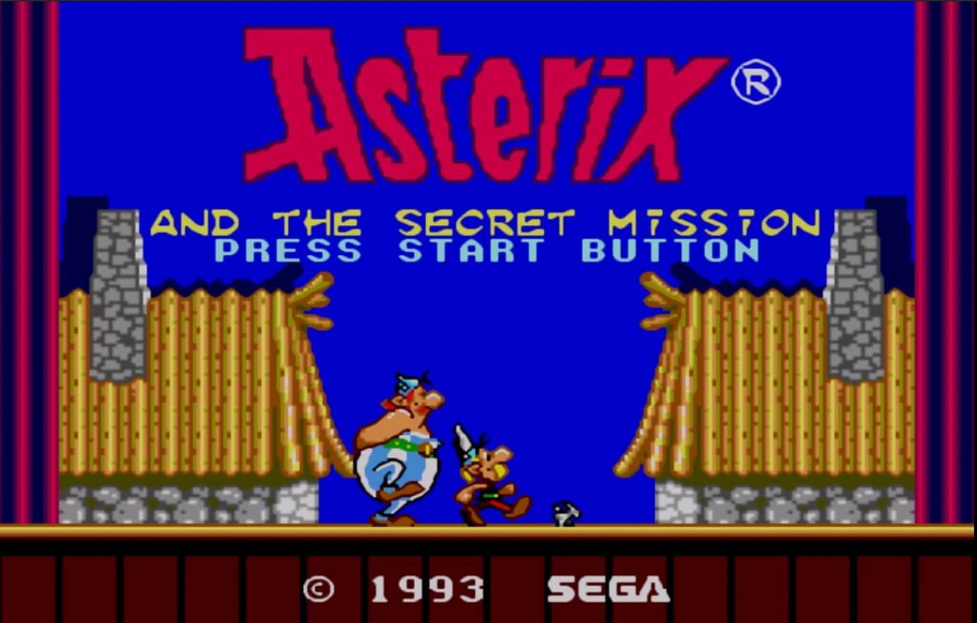 Asterix and the Secret Mission - геймплей игры Sega Master System\Sega Mark III